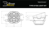 Diode Dynamics - SS3 Max Type B Kit ABL White SAE Fog - DD7001