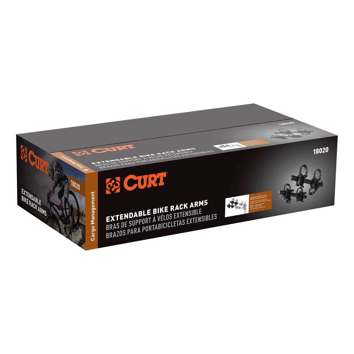 Curt - 18020 Extendable Bike Rack Arms - 18020