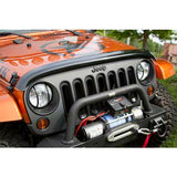 Rugged Ridge - Bug Deflector, Smoke; 87-06 Jeep Wrangler YJ/TJ - 11350.01