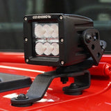Go Rhino 730030T - XE Windshield Cowl Light Mount - Textured Black