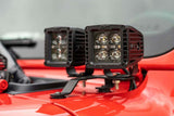 Rough Country - Jeep Quad LED Light Pod Kit - Black Series (18-21 JL  20-21 Gladiator) - 70822