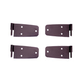 Rugged Ridge - Door Hinge Kit, Black; 76-86 Jeep CJ Models - 11202.02