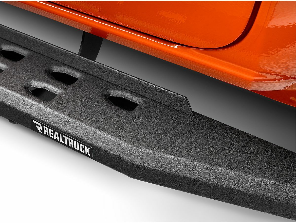 Go Rhino 69410687SPC - RB20 Slim Line Running Boards With Mounting Brackets - Textured Black