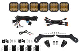 Diode Dynamics - SS5 Grille CrossLink Lightbar Kit for 2017-2020 Ford Raptor, Pro Yellow Combo - DD7338