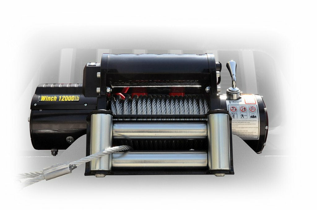 DV8 Offroad - 12,000 lbs. Winch , Steel Rope - WB12SC