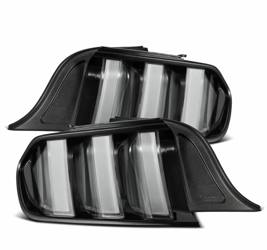 AlphaRex 655020 Prismatic LED Taillights Black clear