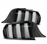 AlphaRex 655020 Prismatic LED Taillights Black clear
