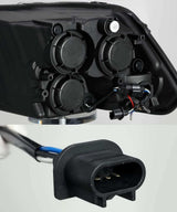 AlphaRex 880539 LED Projector Headlights in Black