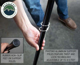 Overland Vehicle Systems - Nomadic 270 Degree Awning - Extended 3 Meter Poles, 6 Pieces - 18169911
