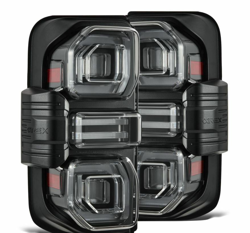 AlphaRex 659010 Prismatic LED Taillights Black