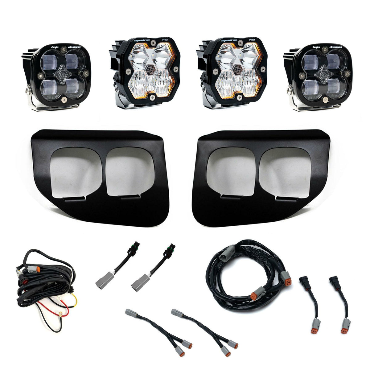 Baja Designs - 44-0039 Squadron 2.0 Pro/Squadron SAE Dual Fog Pocket Light Kit
