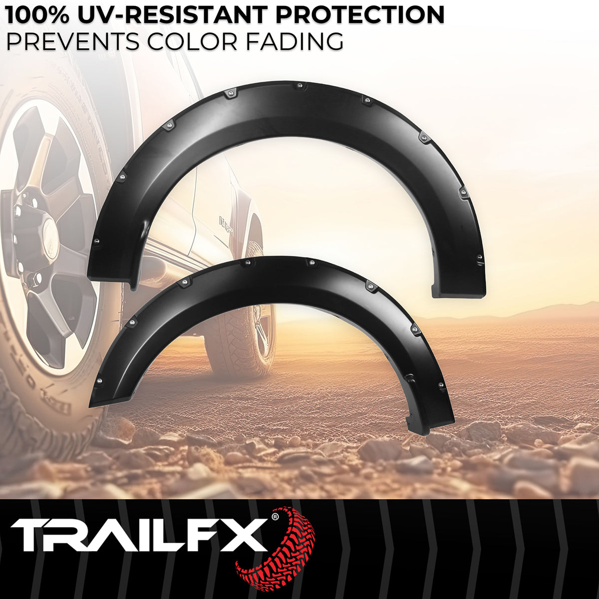 TrailFx - Pocket Style Fender Flares for Ford F150 (TFF3006S)