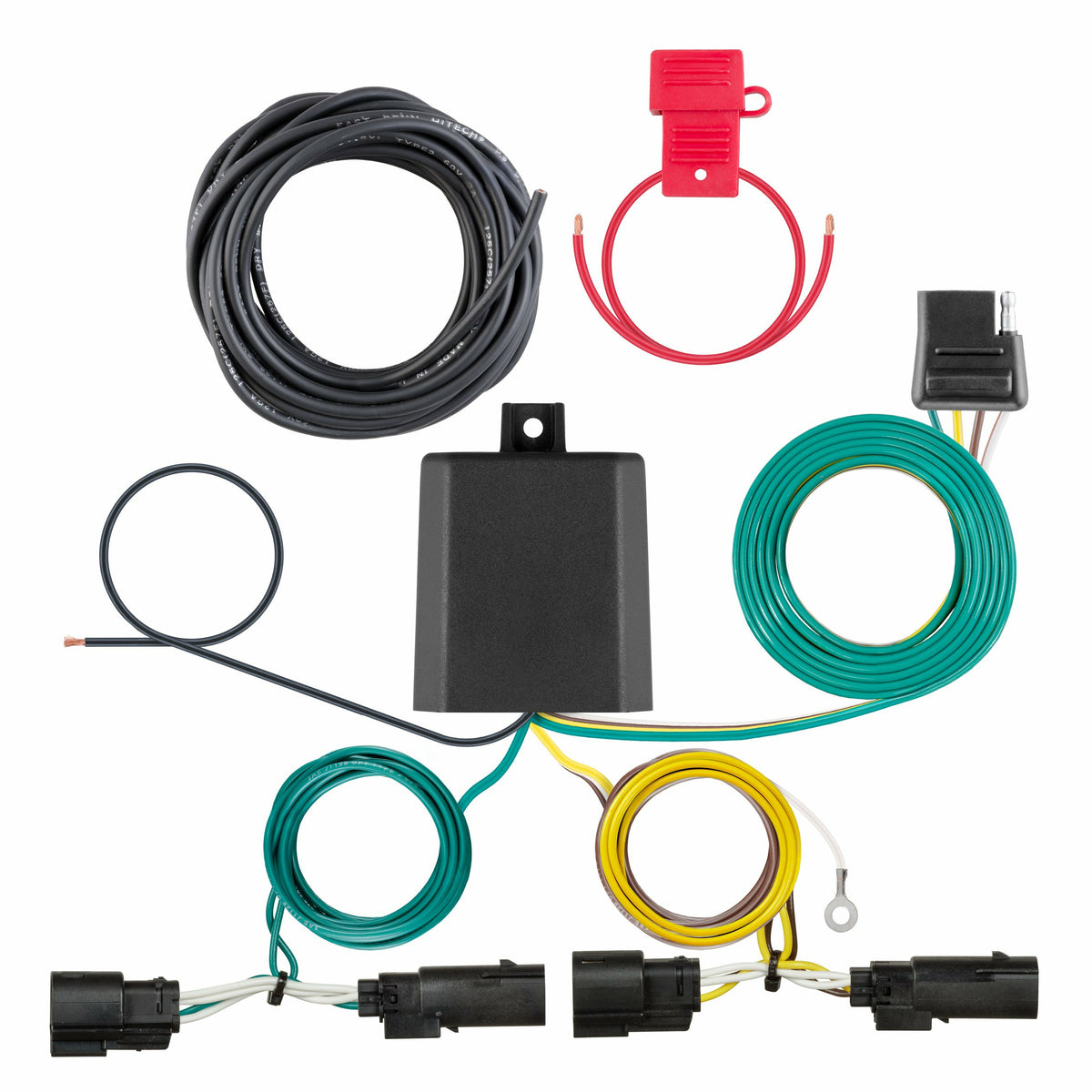CURT 56492 Custom Wiring   Harness, 4-Way Flat Output, Select Chrysler Pacifica