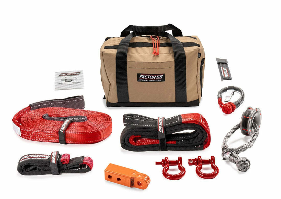 Factor55 - Vehicle Recovery Kit, Sawtooth – Medium - Orange - 00475-07-MEDIUM