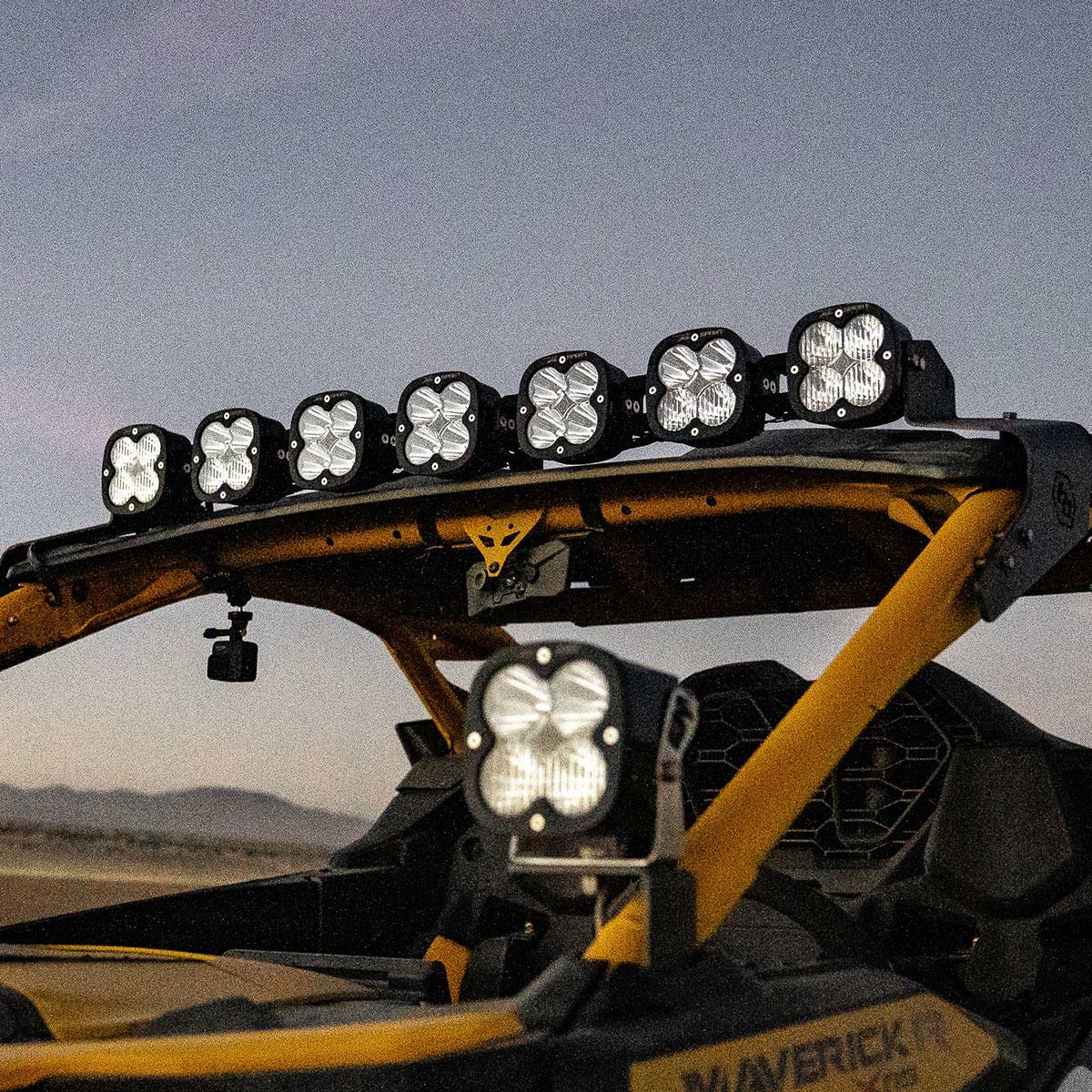 Baja Designs - Baja Designs 448200 Can-Am Maverick R 7XL Linkable Roof Mount Kit