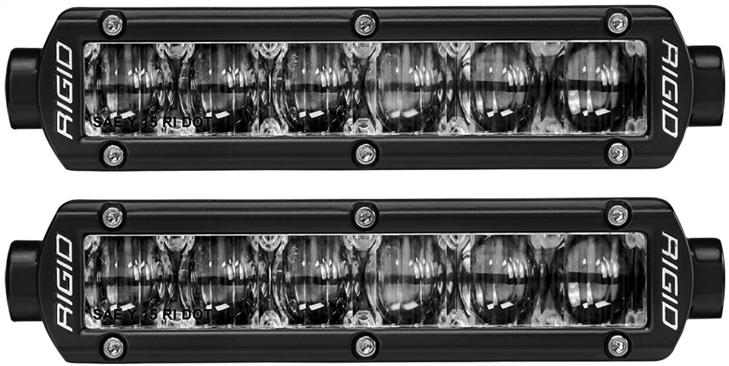 RIGID Industries - 906703 SR-Series DOT/SAE J583 6 Inch White LED Fog Light, PAIR