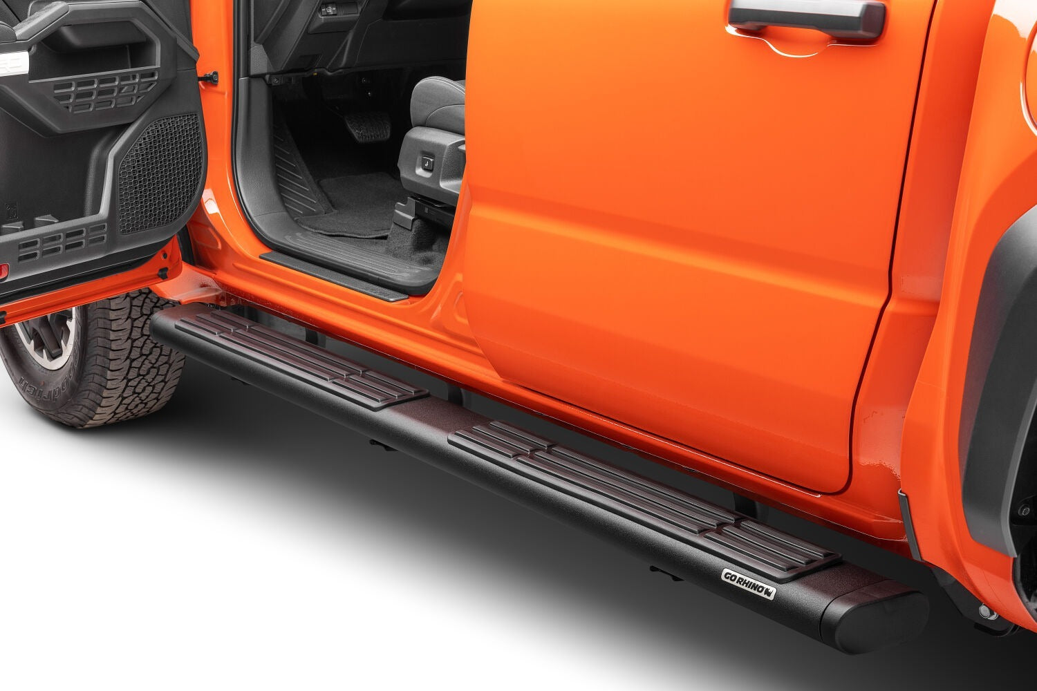 Go Rhino - 686443280T - 6" OE Xtreme Side Steps with Mounting Brackets Kit - Textured Black