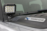 Rough Country - LED Light - Ditch Mount - 2" Black Pair - White DRL - Chevy 1500 (2007-2013) - 71060