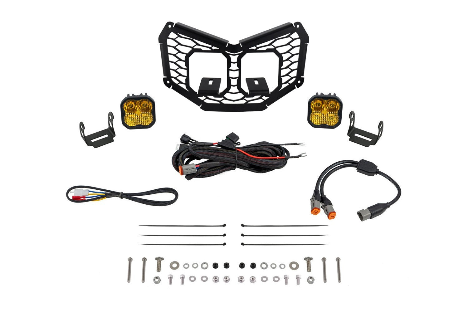Diode Dynamics DD7879 Allows for installation of SS3 LED pods in front grille.