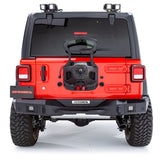 Go Rhino 371200T Rockline Rear Full Width Bumper for Jeep Wrangler JL