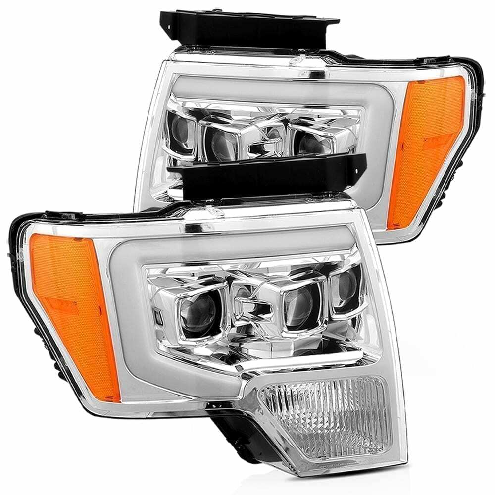 AlphaRex 880178 Projector Headlights Chrome