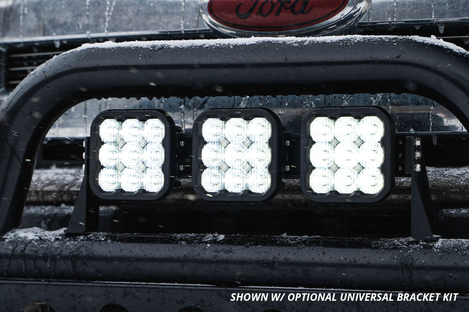 Diode Dynamics - SS5 Sport Universal CrossLink 3-Pod Lightbar White Combo - DD6792