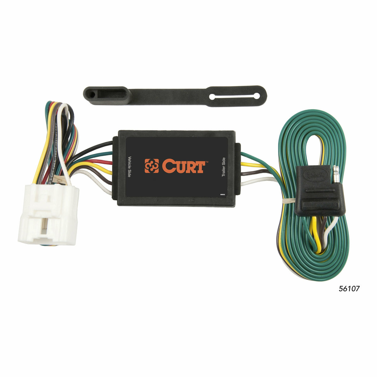 Curt - Custom 4-Flat, Select Toyota Highlander, OEM Tow Package Required - 56107