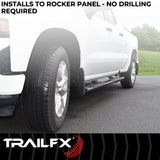 TrailFx - A4 Step Bars For RAM 1500 Crew Cab (AL4010B)