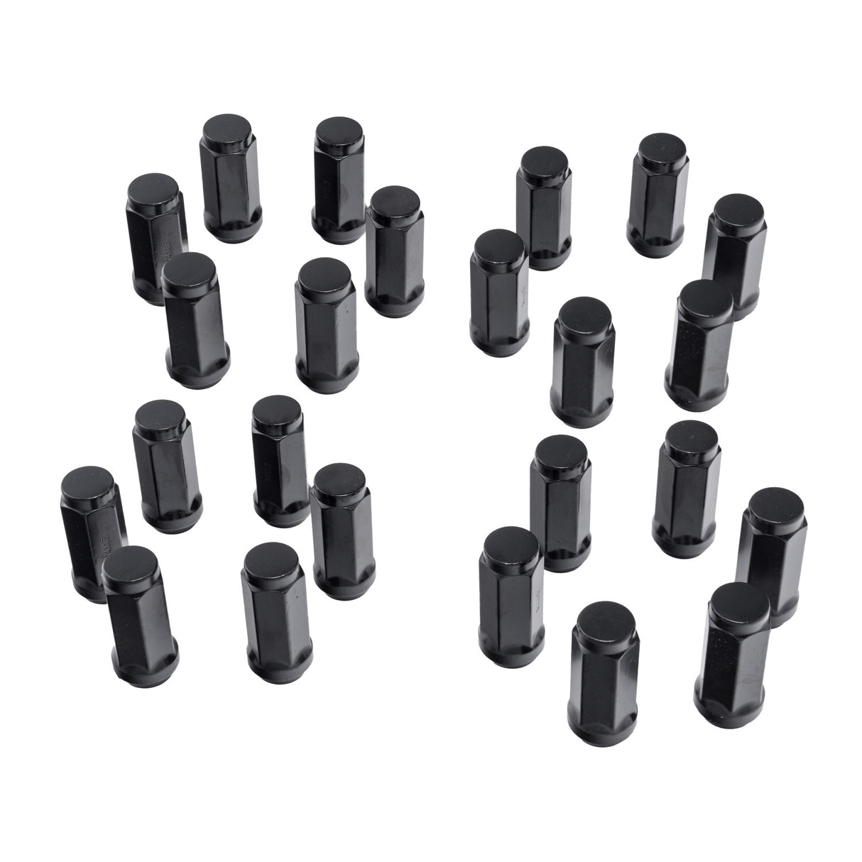 Rugged Ridge 16715.32 Wheel Lug Nut, Set of 24, Black, M14-1.5