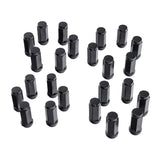 Rugged Ridge 16715.32 Wheel Lug Nut, Set of 24, Black, M14-1.5