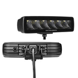 Go Rhino 750300621FBS Blackout Series - SIXLINE 6-LED Flood Lights, Pair