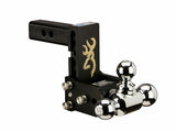 B&W Trailer Hitches - TS10048BB 8" Bwg Tow & Stow, Tri-Ball-Boxed