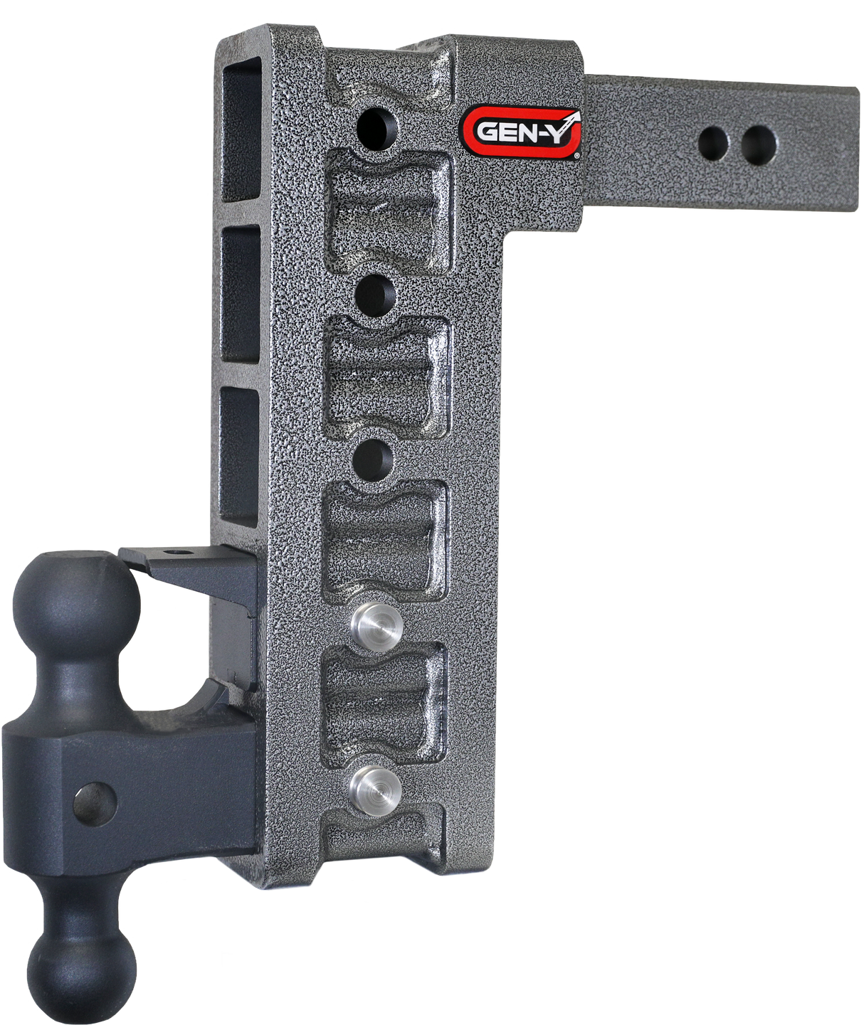 GEN-Y - Hitch GH-1625 2.5" Shank 12" Drop 3.5K TW 32K Hitch & GH-0161 Versa-Ball & GH-0162 Pintle Lock - GH-1625