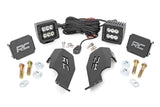 Rough Country - LED Light Kit - Cage Mount - 2" Black Pair - Honda Talon 4WD (19-22) - 92032