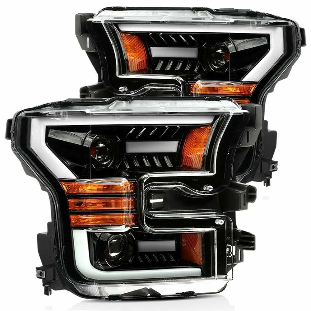 AlphaRex 880168 Projector Headlights Jet Black