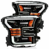 AlphaRex 880168 Projector Headlights Jet Black
