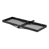Curt - 60" x 20" Black Steel Tray Cargo Carrier (Folding 2" Shank, 500 lbs.) - 18109
