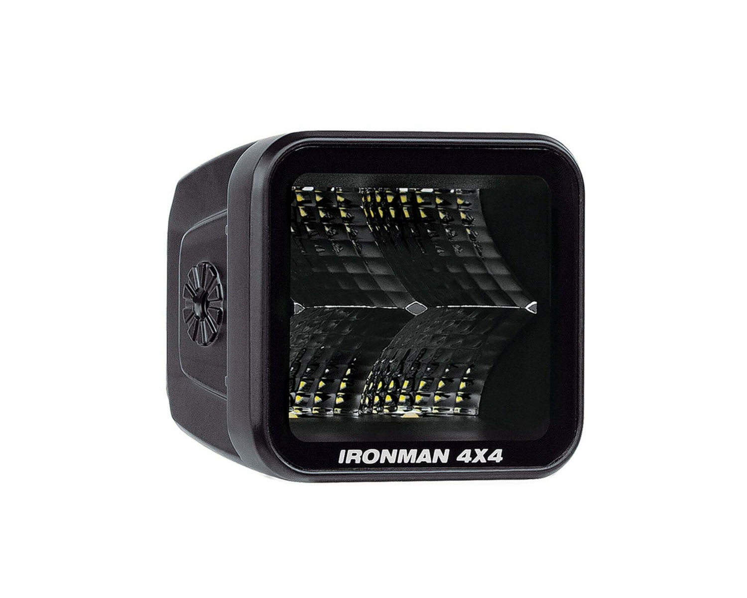 IronMan 4x4 - 3.2" LED Cube Light (Flood Beam  Clear) - ILED80BF