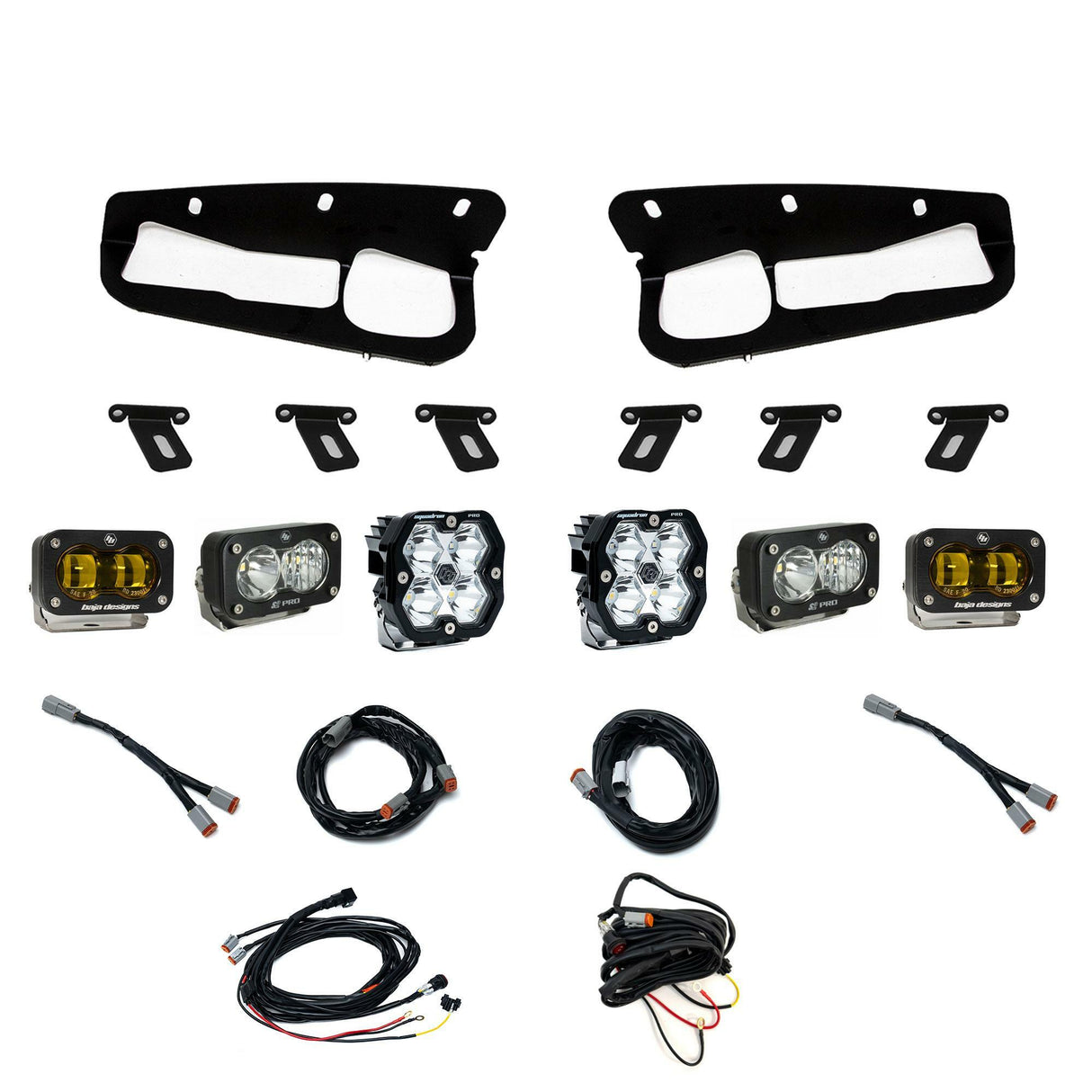Baja Designs - 44-0084 Squadron 2.0 Pro/S2 Pro/S2 SAE "Pro" Fog Pocket Light Kit