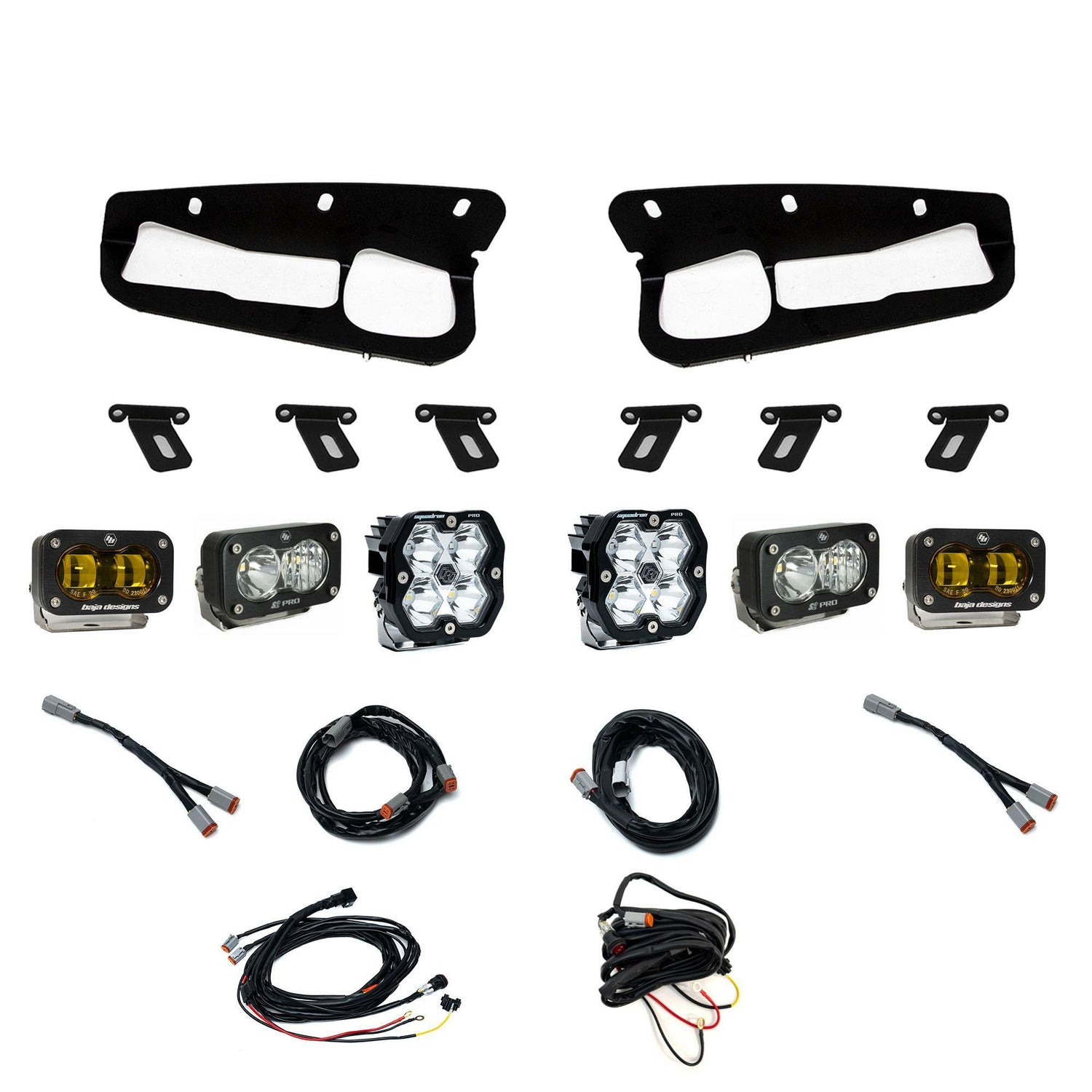 Baja Designs - 44-0084 Squadron 2.0 Pro/S2 Pro/S2 SAE "Pro" Fog Pocket Light Kit
