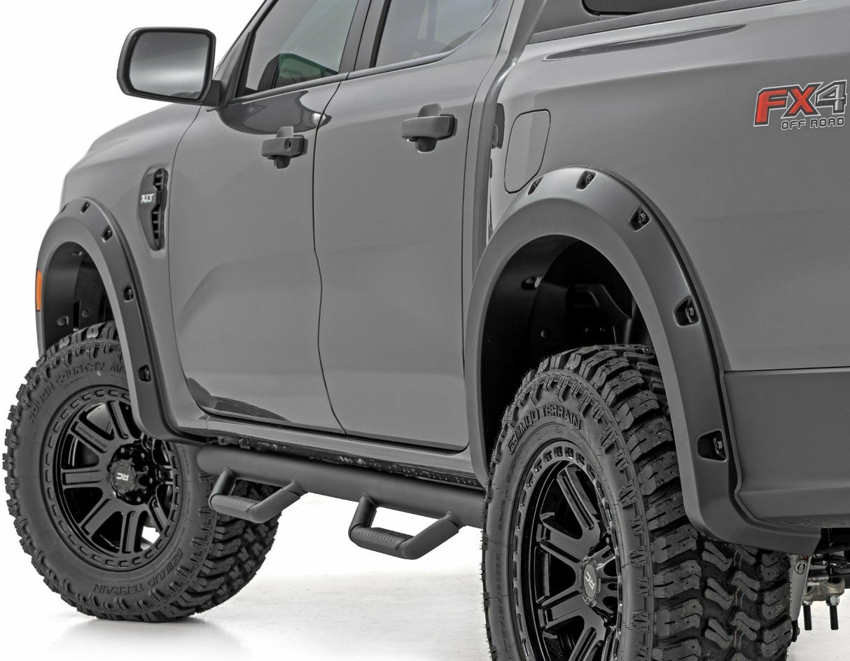 Pocket Fender Flares G1 Absolute Black Ford Ranger 2WD/4WD (2024)