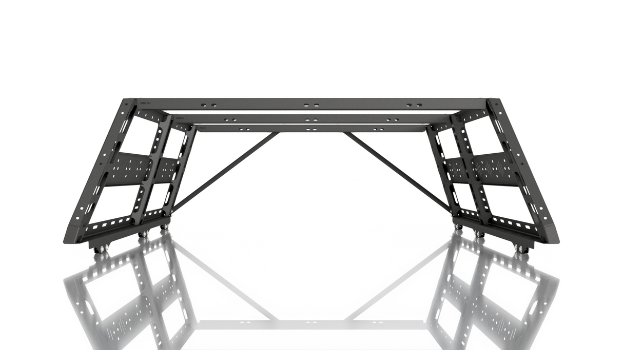 CBI - Ford F150 Cab Height Bed Rack (6.5' bed length) | 2004-2021 - Powder-coat- black - 500-000-017-009