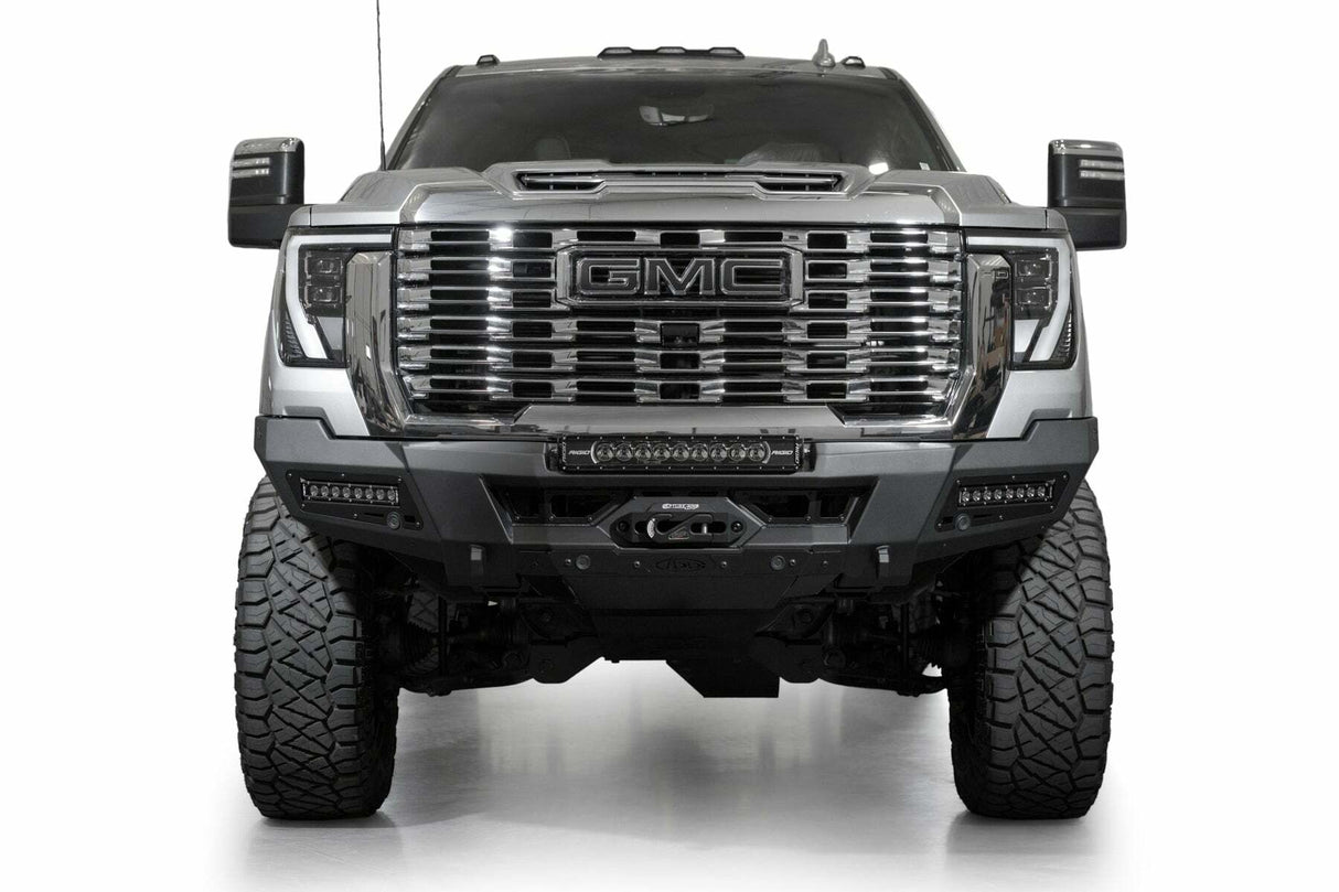 Addictive Desert Designs - 2024-2025 GMC Sierra 2500/3500 HD Phantom Winch Front Bumper - F730335070103