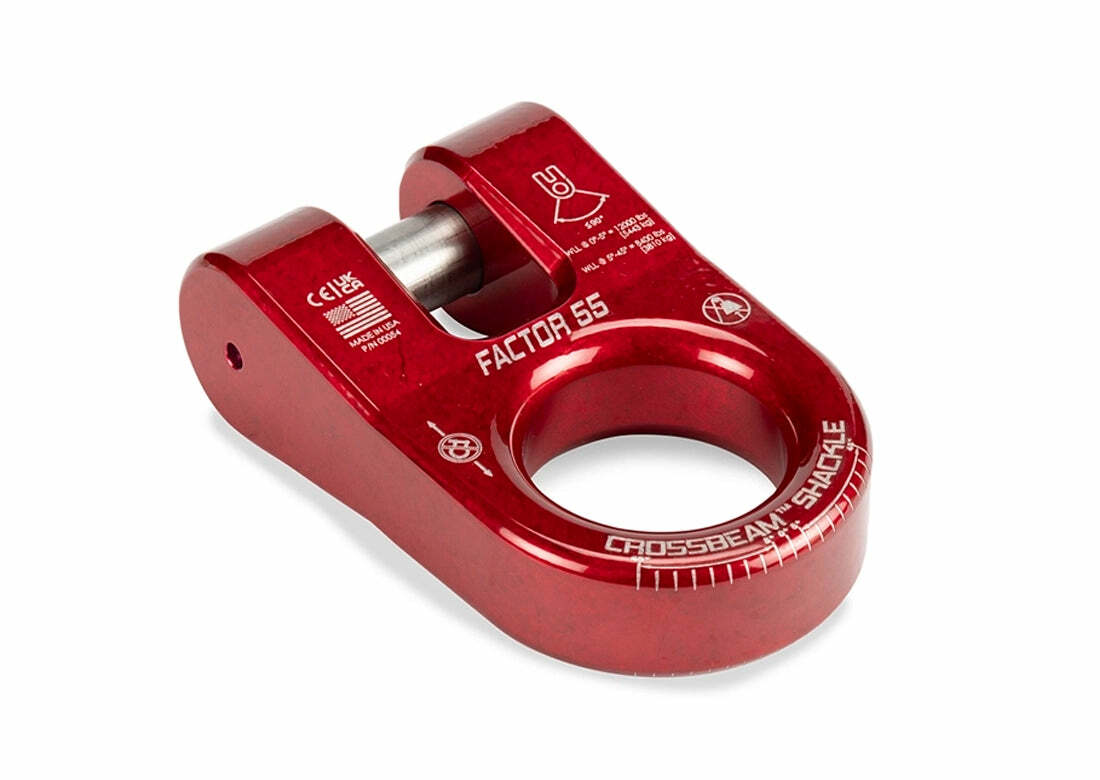 Factor55 - Crossbeam Shackle - Red - 00054-01