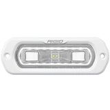 RIGID Industries - 51200 SR-L Series Marine Spreader Pod, 2 Wire Flush Mount, White W/White Halo