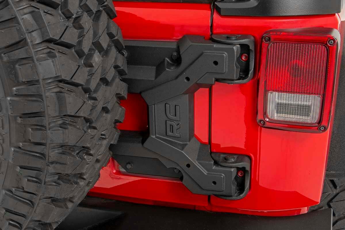 Rough Country - Heavy Duty Tire Carrier - Jeep Wrangler JK (2007-2018) - 10523