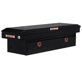 Weather Guard - Model 127-5-04 Saddle Box, Aluminum, Full Standard, Gloss Black, 11.0 cu ft - 127-5-04