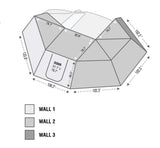 Overland Vehicle Systems - OVS Nomadic 270 Awning Wall 3 Shop Now - 18119909