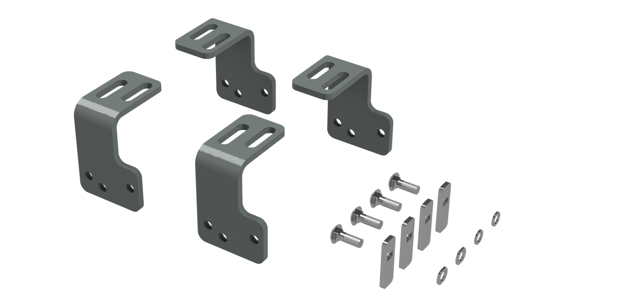 B&W - B&W Trailer Hitches RVR3201 Custom Installation Kit For Universal Mounting Rails For Some Ford F150 Trucks