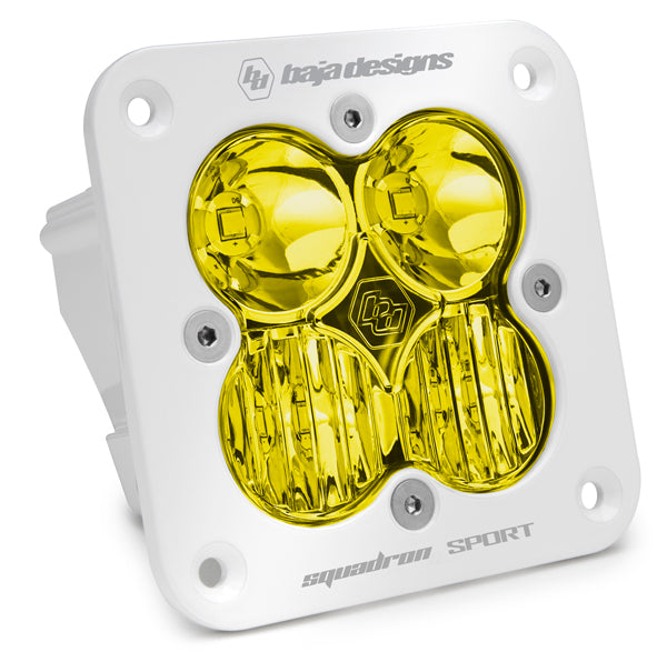 Baja Designs - 551013WT - Squadron Sport White Flush Mount LED Auxiliary Light Pod